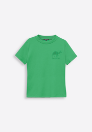 Green T-shirt on plain background – East Vibe